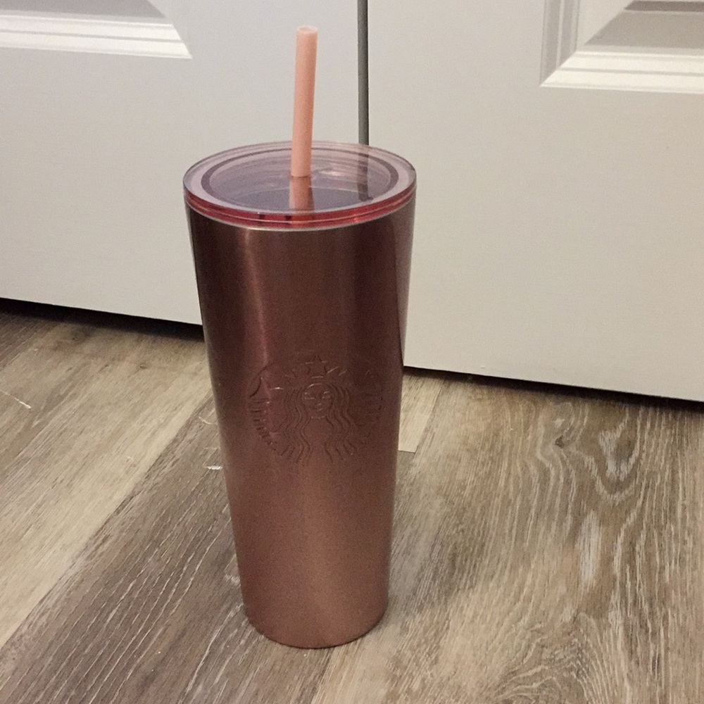 STARBUCKS Rose Gold 24 oz Stainless steel to go